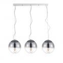Lustra design modern Iris 3 line crom