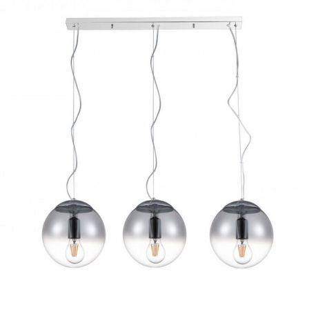 Pendule, Lustre suspendate - Lustra design modern Iris 3 line crom