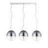 Lustra design modern Iris 3 line crom