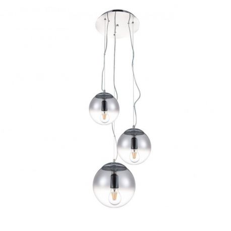 Pendule, Lustre suspendate - Lustra design modern 40cm Iris 3 crom