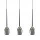 Pendule, Lustre suspendate - Lustra moderna Izza 3 fumurie