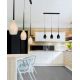 Pendule, Lustre suspendate - Lustra moderna Izza 3 fumurie