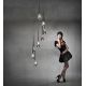 Pendule, Lustre suspendate - Pendul modern Izza 1 fumuriu