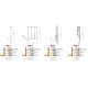 Pendule, Lustre suspendate - Lustra moderna Izza 5 fumurie