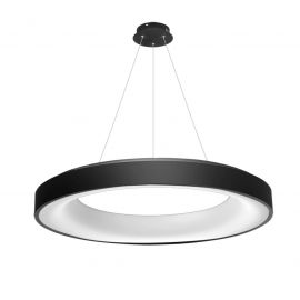 Candelabre, Lustre - Lustra LED dimabila cu telecomanda SOVANA 80 neagra