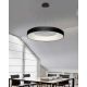 Candelabre, Lustre - Lustra LED dimabila cu telecomanda SOVANA 80 neagra