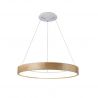 Lustra LED moderna design lemn natural 45cm Silvam