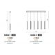 Pendule, Lustre suspendate - Lustra LED design modern minimalist Izolda 6