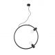 Pendule, Lustre suspendate - Lustra / Pendul design modern 60cm Orsola black