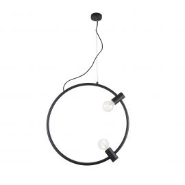 Pendule, Lustre suspendate - Lustra / Pendul design modern 60cm Orsola black