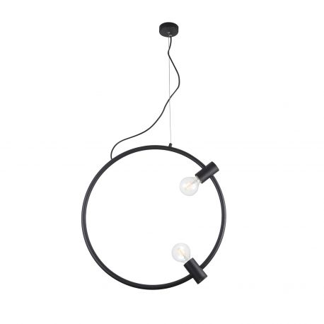Pendule, Lustre suspendate - Lustra / Pendul design modern 60cm Orsola black