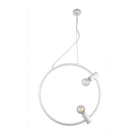 Pendule, Lustre suspendate - Lustra / Pendul design modern 60cm Orsola white