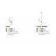 Plafoniere cu spoturi, Spoturi aplicate - Spot aplicat tavan/plafon design modern Locus Top champaigne
