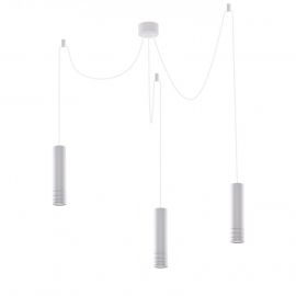 Pendule, Lustre suspendate - Lustra cu pendule design modern Locus 3 alba