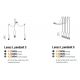 Pendule, Lustre suspendate - Lustra cu pendule design modern Locus 3 alba