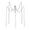 Lustra cu pendule design modern Locus 5 alba