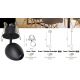 Spoturi tavan fals - Pendul LED incastrabil tavan/plafon cu spot modern Ovum