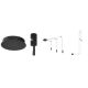Pendule, Lustre suspendate - Lustra moderna cu 10 pendule de 6metri Ziko G9 negru