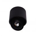 Spot LED aplicat directionabil de tavan/plafon BOSTON TUBE negru