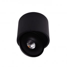 Plafoniere cu spoturi, Spoturi aplicate - Spot LED aplicat directionabil de tavan/plafon BOSTON TUBE negru