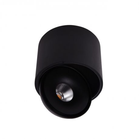Plafoniere cu spoturi, Spoturi aplicate - Spot LED aplicat directionabil de tavan/plafon BOSTON TUBE negru
