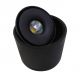 Plafoniere cu spoturi, Spoturi aplicate - Spot LED aplicat directionabil de tavan/plafon BOSTON TUBE negru