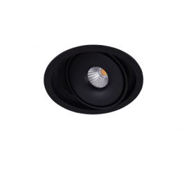 Spoturi tavan fals - Spot LED incastrabil directionabil de tavan/plafon BOSTON 1 ROUND negru