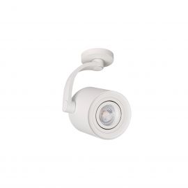 Plafoniere cu spoturi, Spoturi aplicate - Spot aplicat cu brat directionabil de tavan/plafon BROSS ARM alb