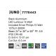 Spoturi tavan fals - Spot incastrabil pentru tavan fals, Juno negru 15W