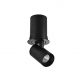 Spoturi tavan fals - Spot LED directionabil, incastrabil tavan/plafon Luna 7W negru