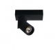 Plafoniere cu spoturi, Spoturi aplicate - Spot LED aplicat directionabil design modern Santos Round negru