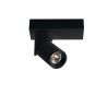 Spot LED aplicat directionabil design modern Santos Round negru