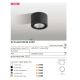 Plafoniere cu spoturi, Spoturi aplicate - Spot aplicat de tavan/plafon ECO ALIX NEW crom