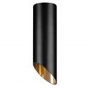 Spot aplicat design modern OSLO negru, H-15cm