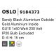 Plafoniere cu spoturi, Spoturi aplicate - Spot aplicat design modern OSLO negru, H-15cm