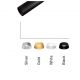 Spoturi tavan fals - Spot directionabil, incastrabil tavan fals BRANDO negru, H-59cm