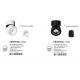 Plafoniere cu spoturi, Spoturi aplicate - Spot LED directionabil, aplicat tavan/ perete UNIVERSAL alb