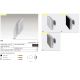 Spoturi tavan fals - Spot LED incastrabil ambiental trepte/scari OZ negru