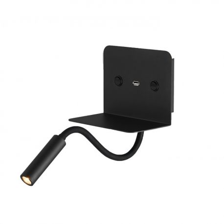 Aplice, corpuri de iluminat pentru pereti - Aplica LED ambientala cu reader LED directionabil Vera