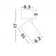 Plafoniere cu spoturi, Spoturi aplicate - Spot LED aplicat, directionabil MINIAIR negru