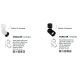 Plafoniere cu spoturi, Spoturi aplicate - Spot LED aplicat, directionabil MINIAIR negru