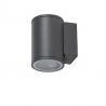 Aplica moderna exterior cu iluminat ambiental IP54 JOE WALL 1 gri inchis
