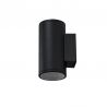 Aplica moderna exterior cu iluminat ambiental IP54 JOE WALL 2 neagra