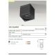Aplice - Aplica moderna exterior cu iluminat ambiental IP54 JOE SQUARE alba