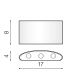 Aplice - Aplica LED moderna de exterior ambientala IP54 GINNA 3 neagra