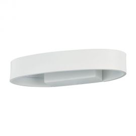 Aplice, corpuri de iluminat pentru pereti - Aplica LED moderna ZED AP1 OVAL BIANCO