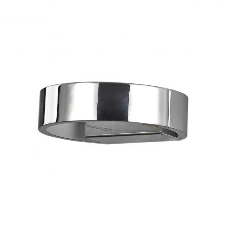 Aplice, corpuri de iluminat pentru pereti - Aplica LED moderna ZED AP1 ROUND CROMO