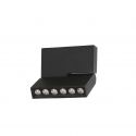 Spot LED aplicat directionabil de tavan/plafon LEON 5 negru