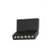 Spot LED aplicat directionabil de tavan/plafon LEON 5 negru