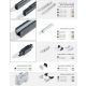 Spoturi, Proiectoare pe sina - Spot LED directionabil pe sina SANTOS SQUARE TRACK alb